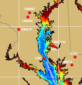 Ches Bay Map